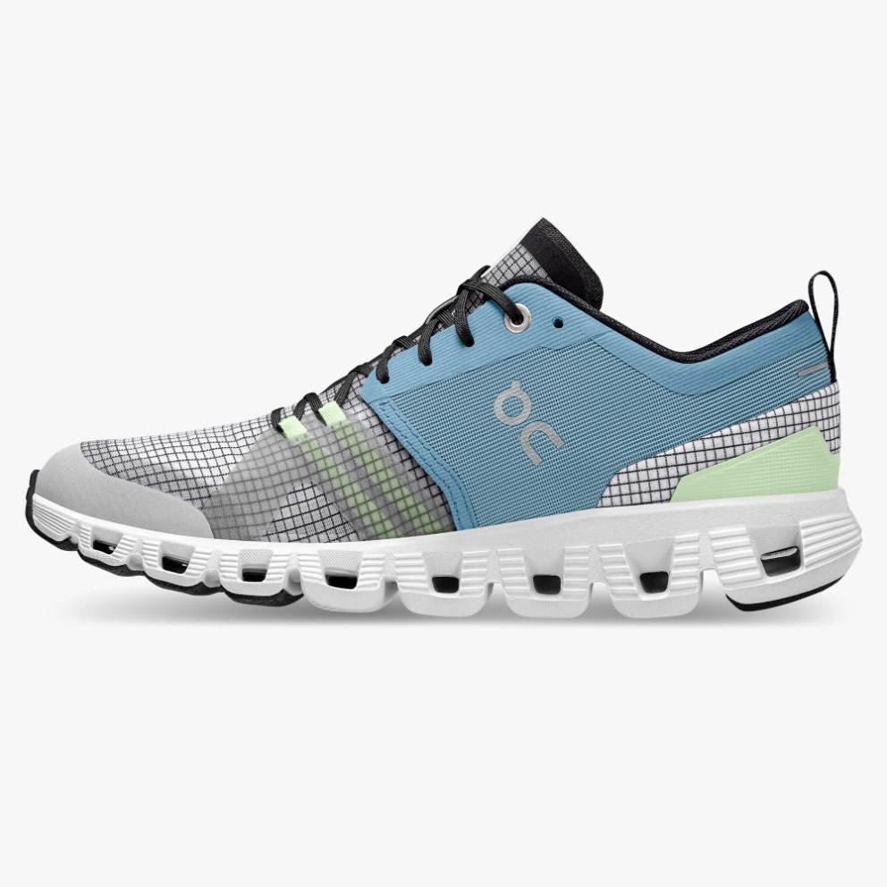On Cloud X Shift Women's Trainers Blue / Grey | UK-A652M