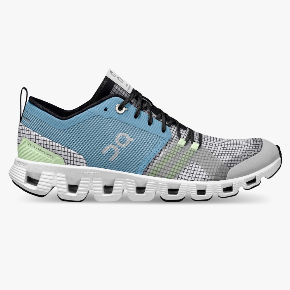 On Cloud X Shift Women\'s Trainers Blue / Grey | UK-A652M