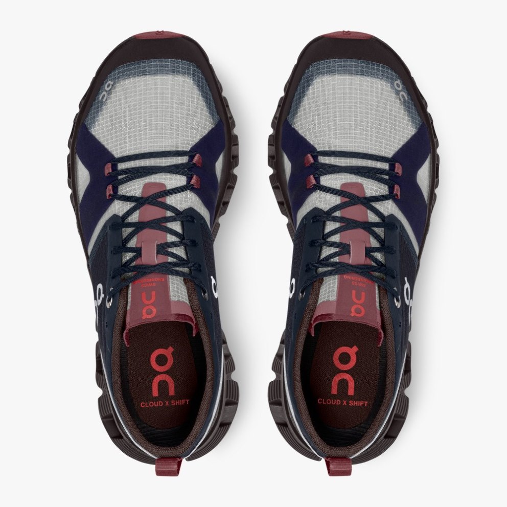 On Cloud X Shift Women's Trainers Navy | UK-AO785