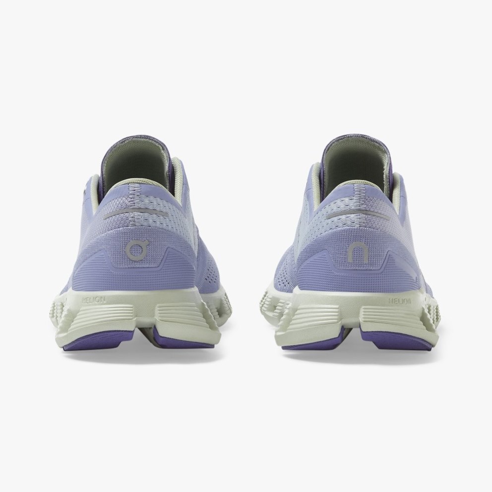 On Cloud X Women's Trainers Lavender | UK-AO6J1
