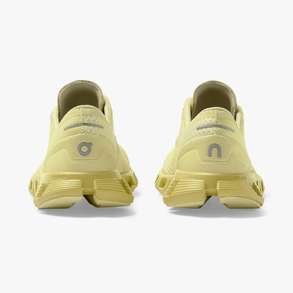 On Cloud X Women's Trainers Mustard | UK-285A7