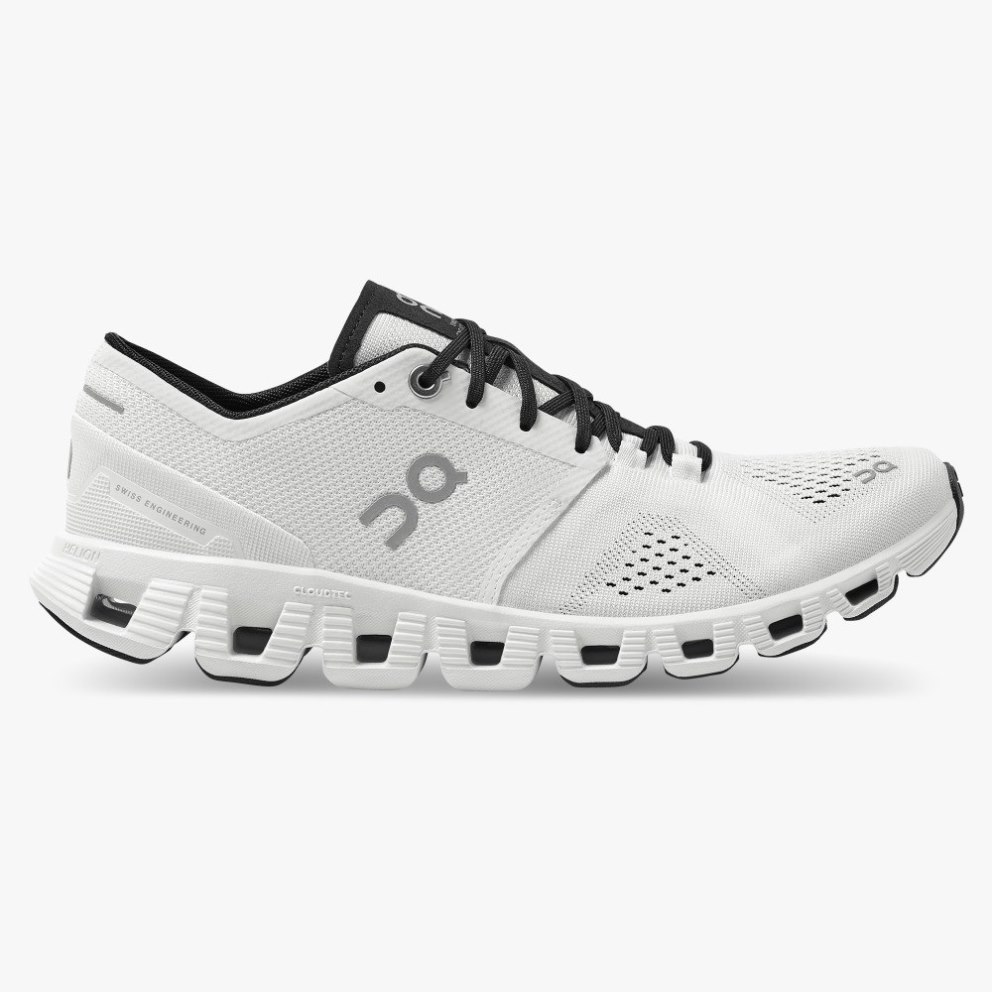 On Cloud X Women\'s Trainers White | UK-2751J