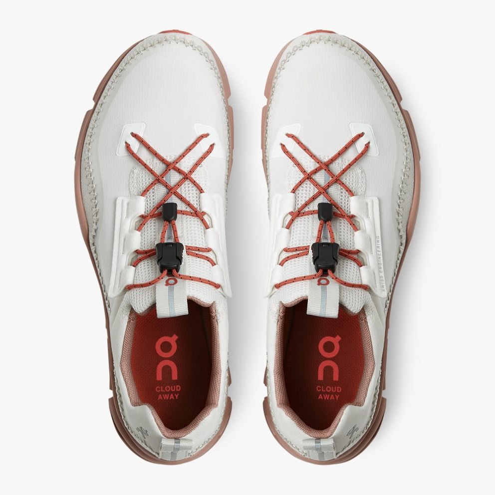 On Cloudaway Women's Trainers White / Pink | UK-MA5J1