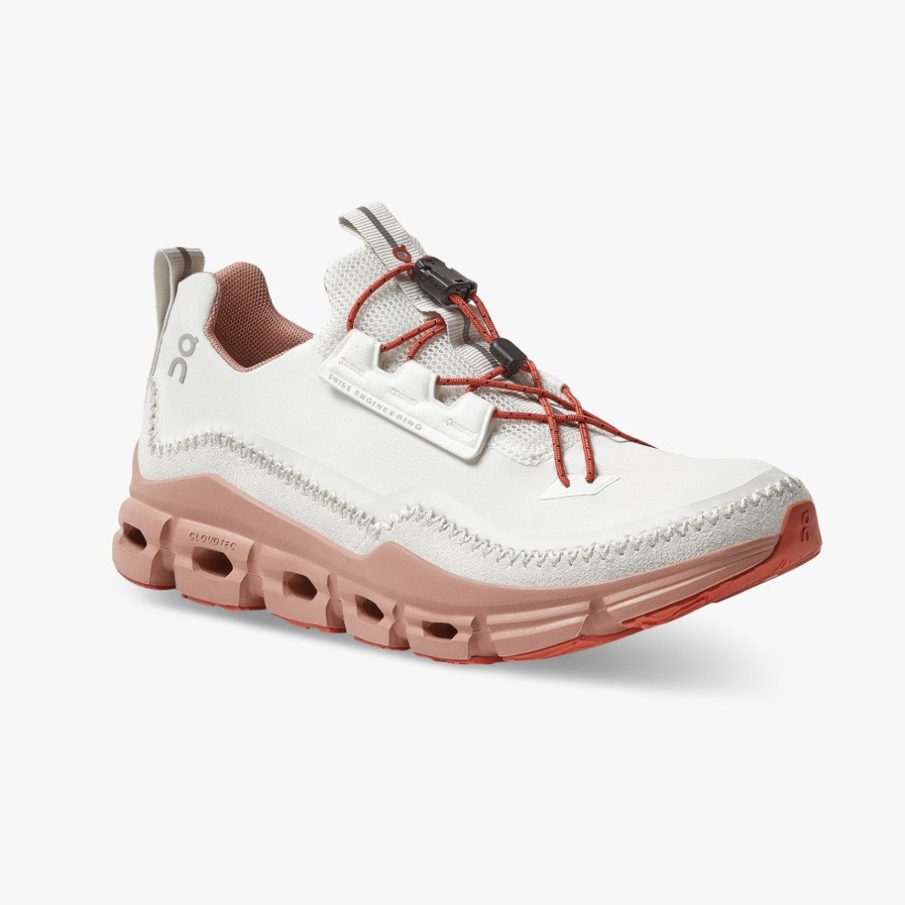 On Cloudaway Women's Trainers White / Pink | UK-MA5J1