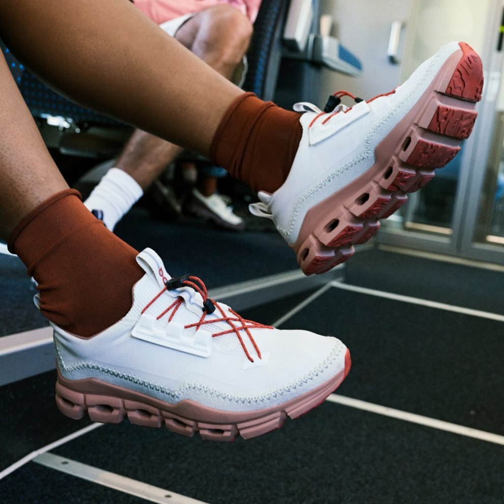 On Cloudaway Women's Trainers White / Pink | UK-MA5J1