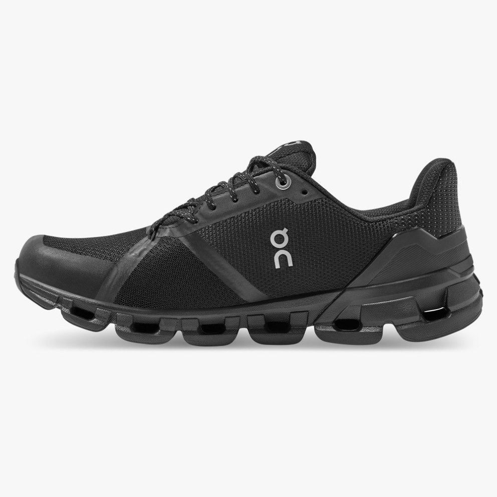 On Cloudflyer Waterproof Women's Running Shoes Black | UK-671M2