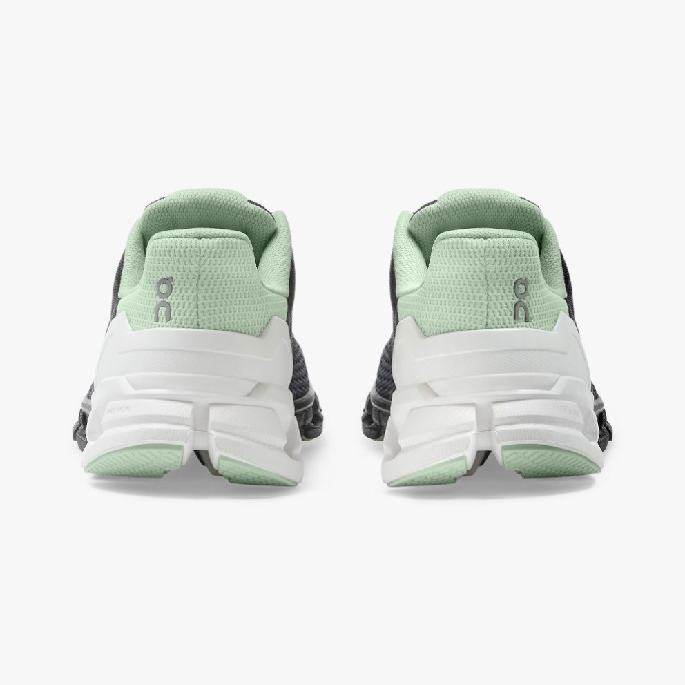On Cloudflyer Wide Women's Trainers Black / Mint / White | UK-8O657