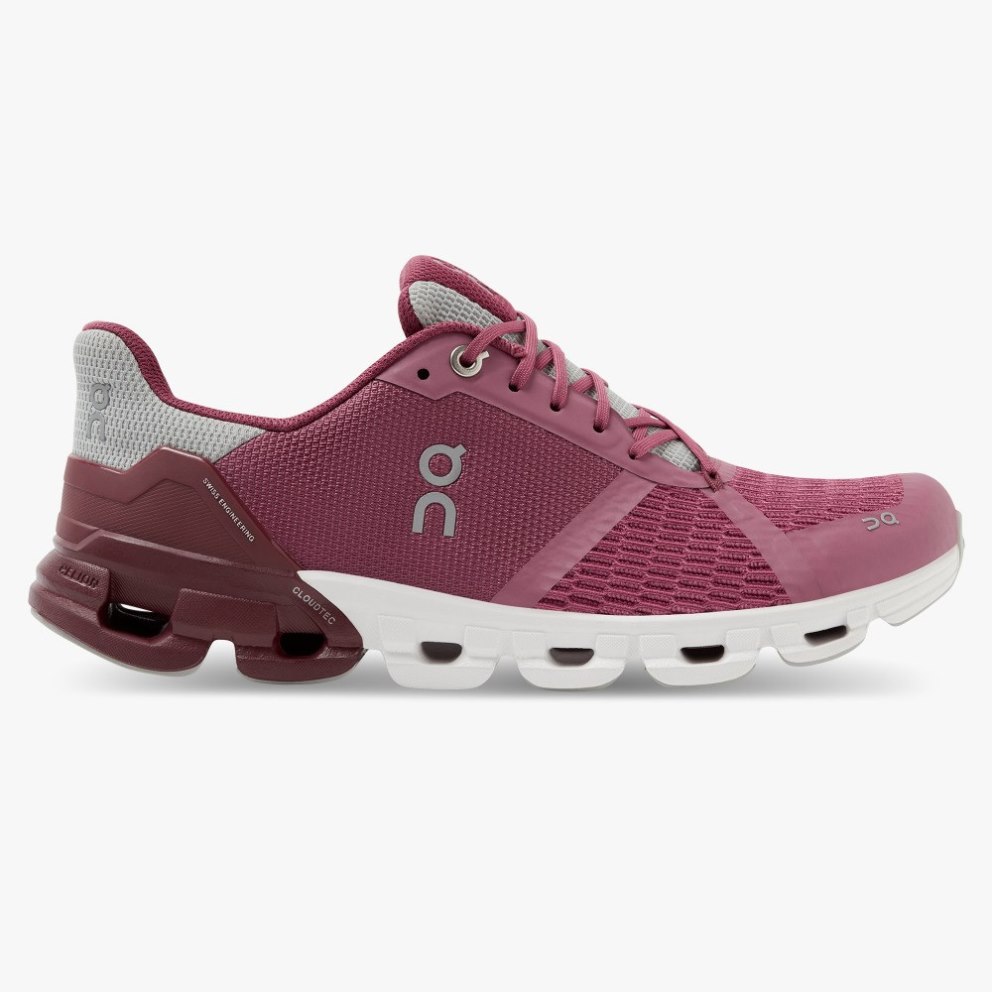 On Cloudflyer Women\'s Running Shoes Fuchsia | UK-6OJ81