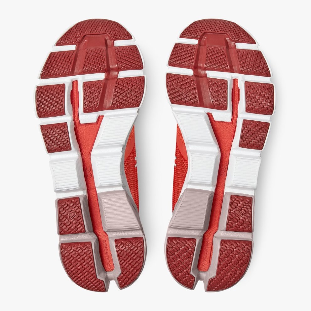 On Cloudflyer Women's Running Shoes Red | UK-76JOM