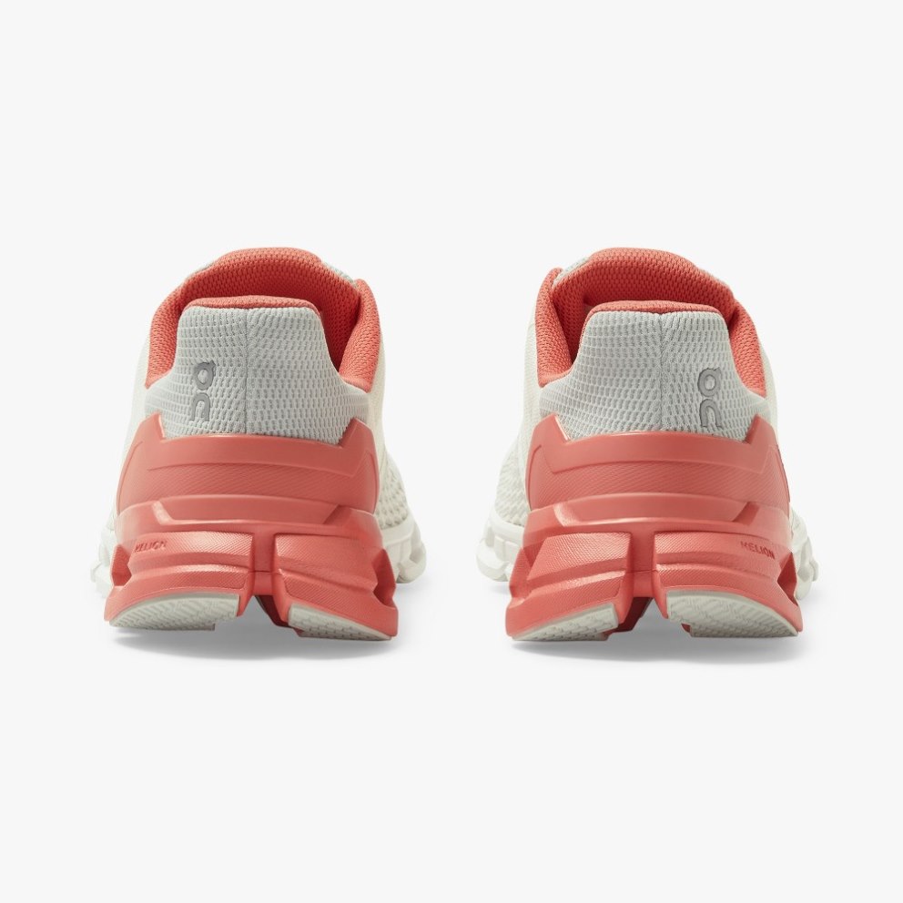 On Cloudflyer Women's Running Shoes Cream / Coral | UK-M2J67