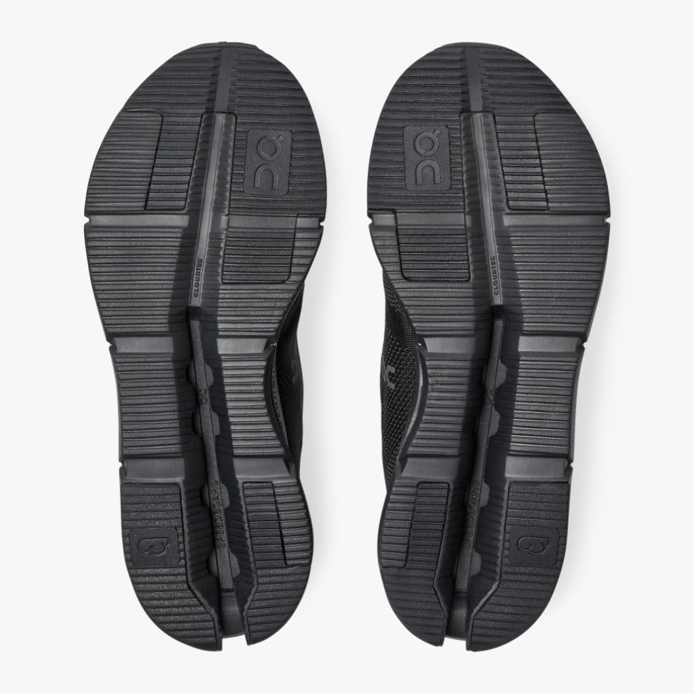 On Cloudnova Men's Trainers Black | UK-51A8O