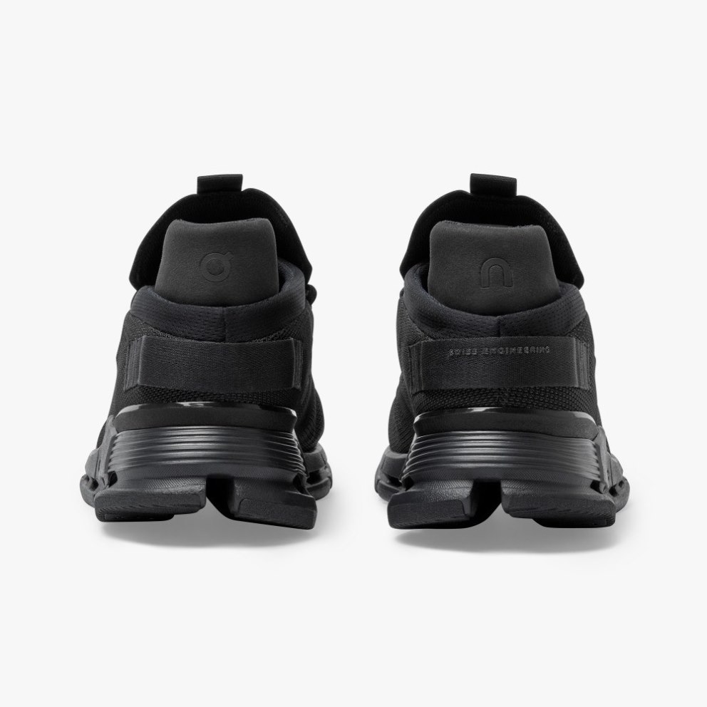 On Cloudnova Men's Trainers Black | UK-51A8O
