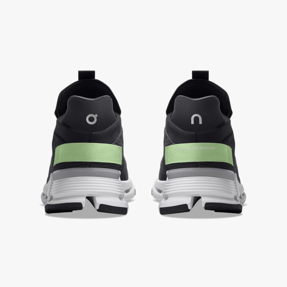 On Cloudnova Men's Trainers Black | UK-7OM12