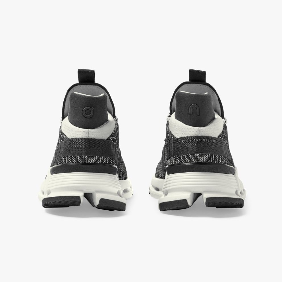 On Cloudnova Men's Trainers Black | UK-8OA51