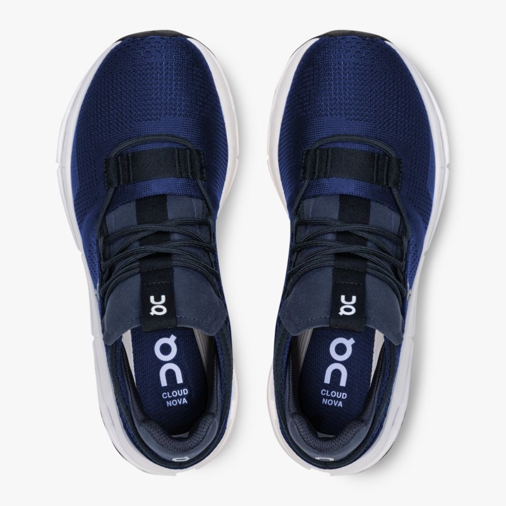 On Cloudnova Men's Trainers Navy | UK-15A6M