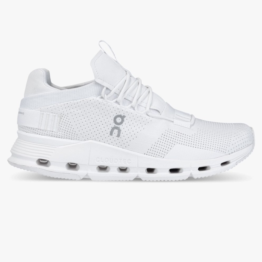 On Cloudnova Men\'s Trainers White | UK-J5187