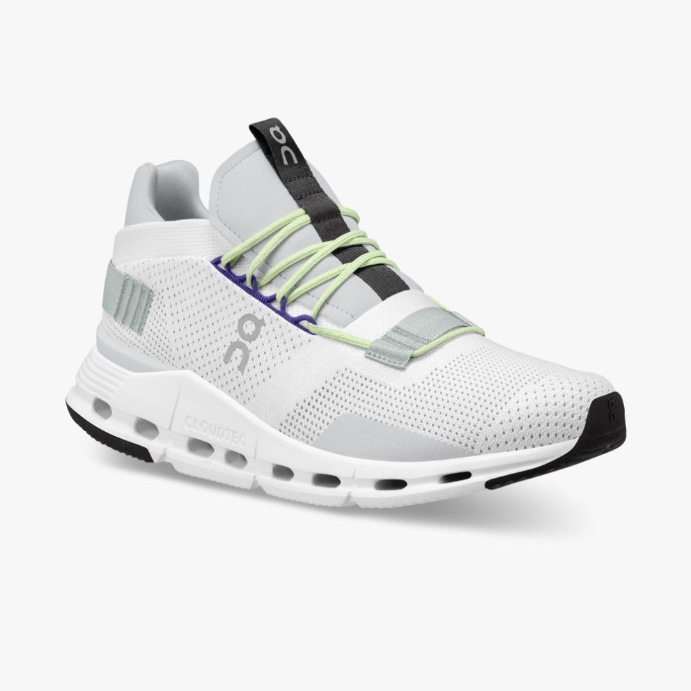 On Cloudnova Men's Trainers White | UK-MA152