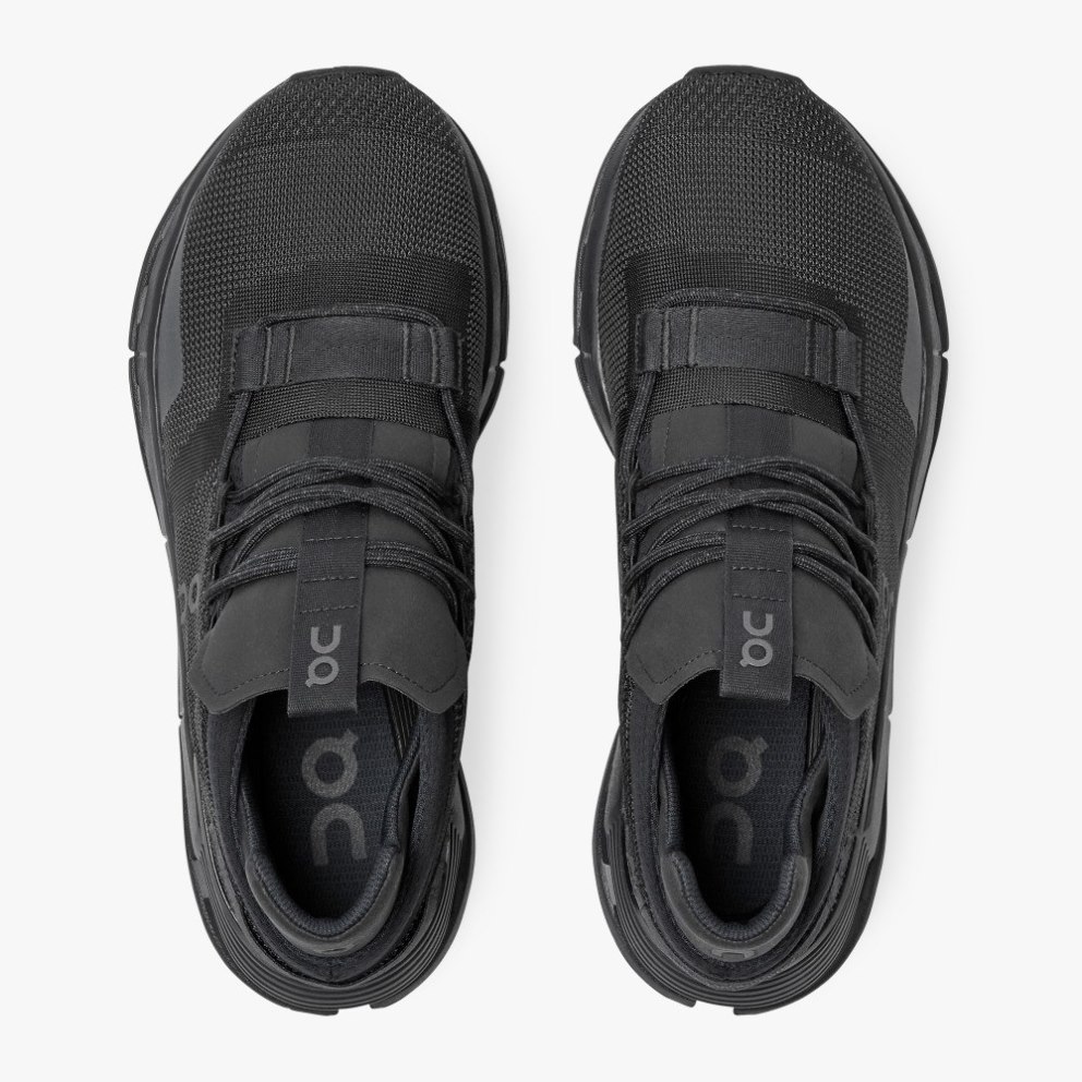 On Cloudnova Women's Trainers Black | UK-218J6