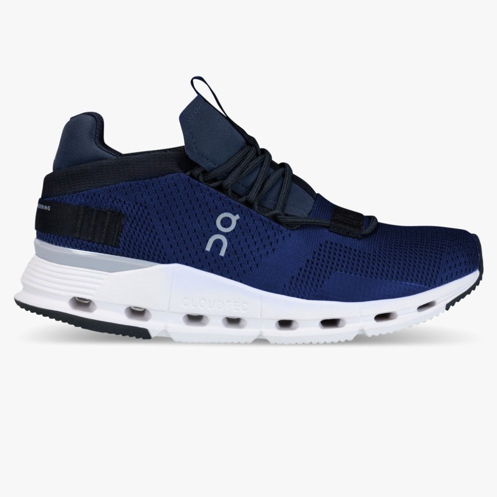 On Cloudnova Women\'s Trainers Navy | UK-MO826