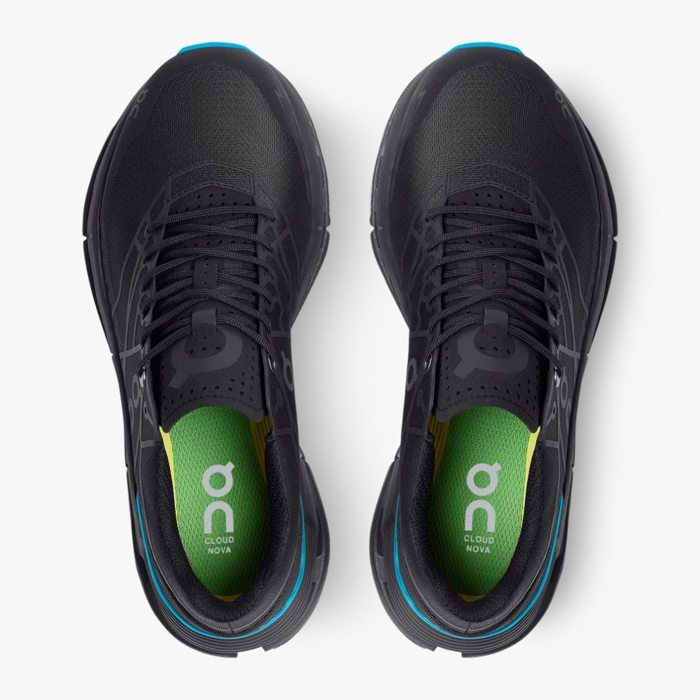 On Cloudnova Z5 Women's Trainers Black | UK-A2O68