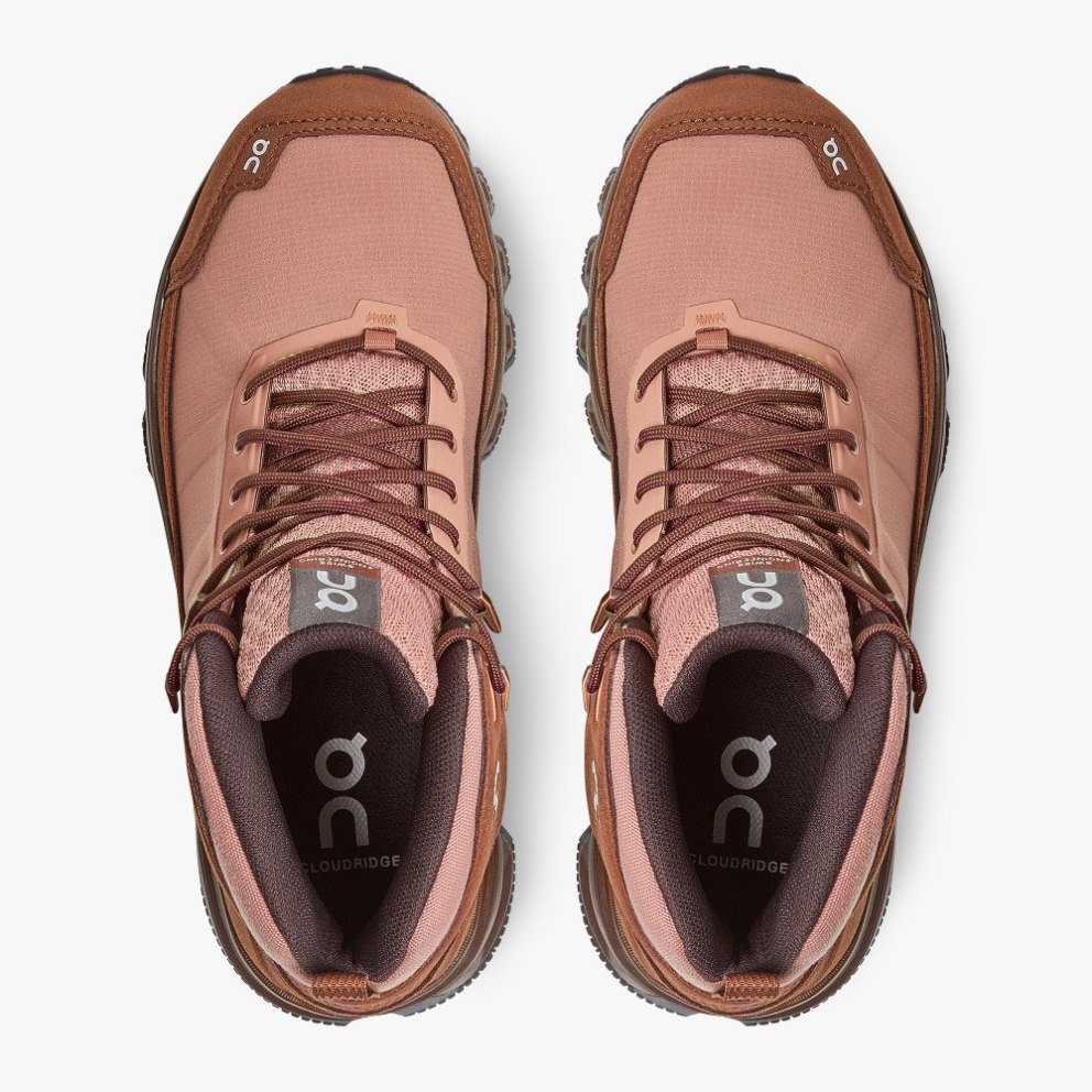 On Cloudridge Women's Hiking Boots Brown | UK-8O671