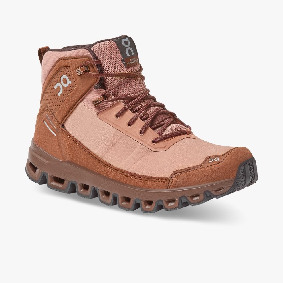 On Cloudridge Women's Hiking Boots Brown | UK-8O671