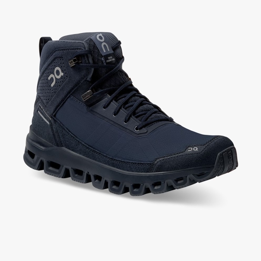 On Cloudridge Women's Hiking Boots Navy | UK-J6271