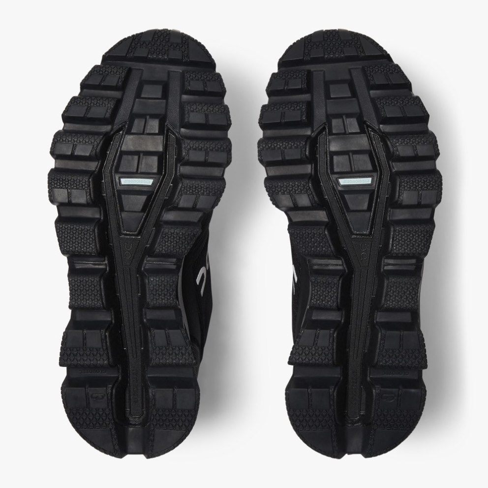 On Cloudrock Waterproof Women's Hiking Boots Black | UK-A6127