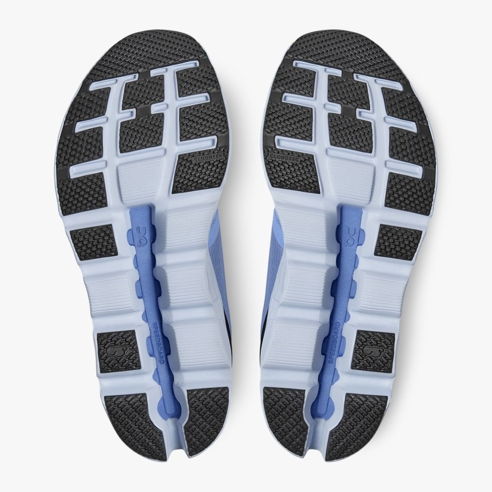 On Cloudstratus Women's Running Shoes Blue | UK-M2781