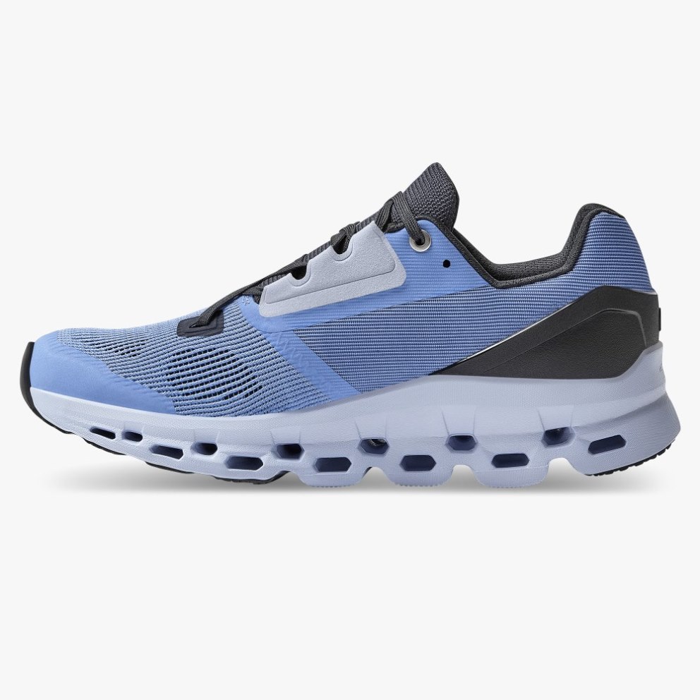 On Cloudstratus Women's Running Shoes Blue | UK-M2781