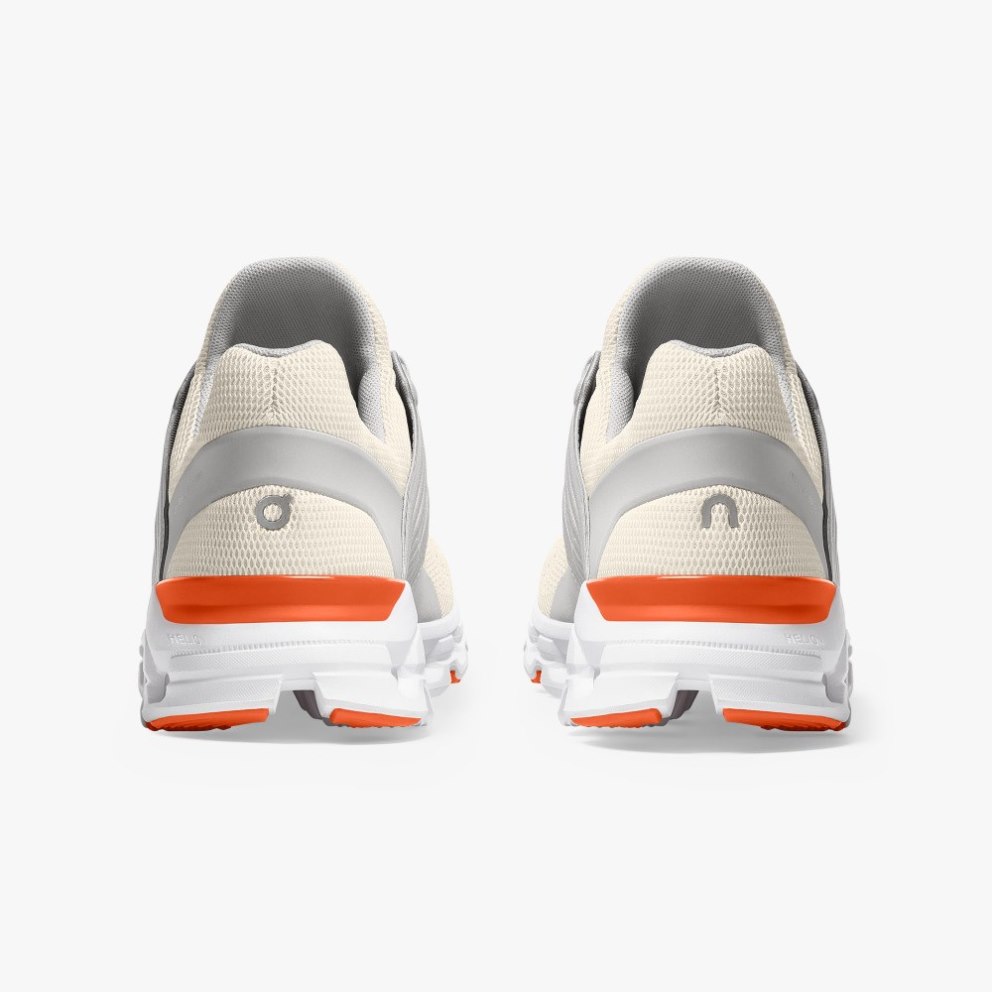 On Cloudswift Men's Running Shoes Cream | UK-215MJ