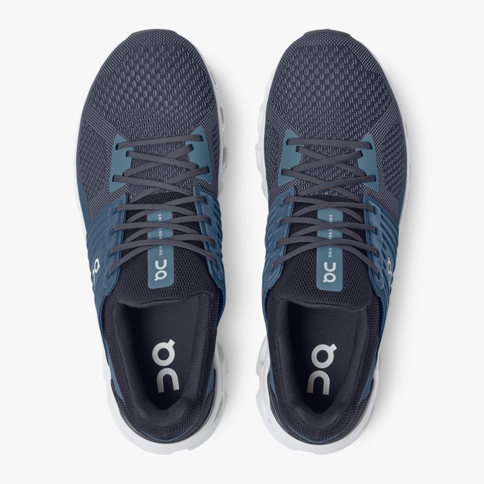 On Cloudswift Men's Running Shoes Navy | UK-2M71J