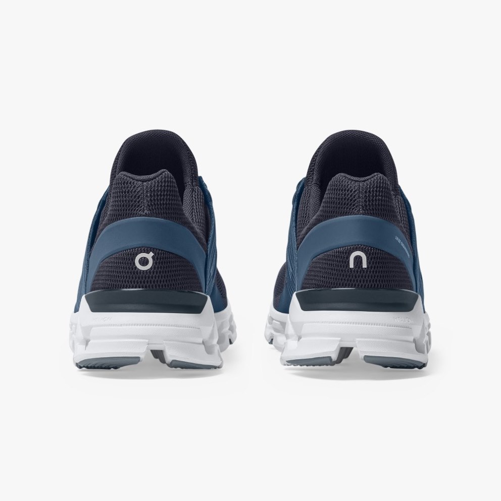 On Cloudswift Men's Running Shoes Navy | UK-2M71J