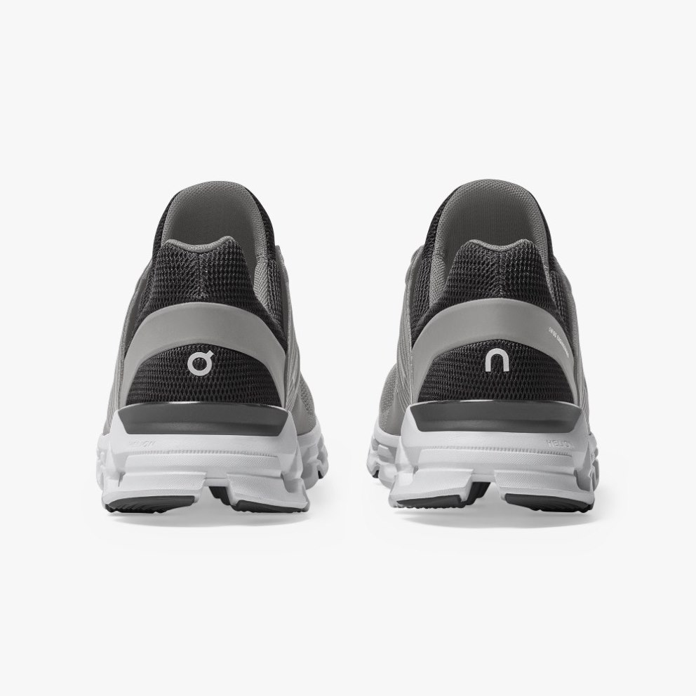 On Cloudswift Men's Running Shoes Black | UK-5O672
