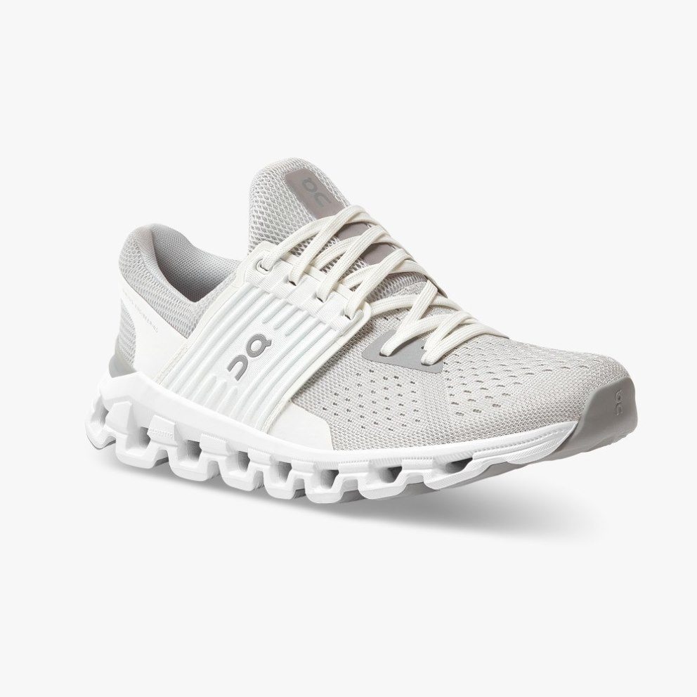 On Cloudswift Women's Running Shoes Light Grey | UK-1O68A