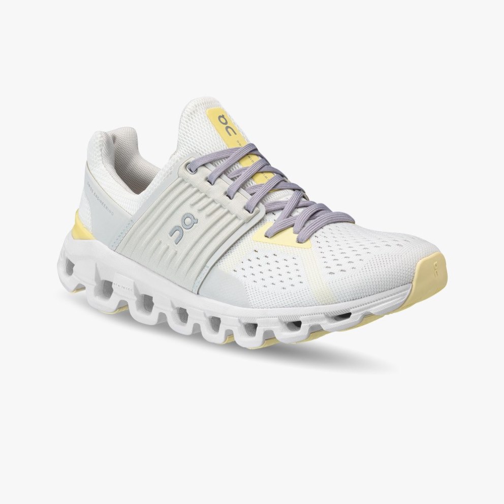 On Cloudswift Women's Running Shoes White | UK-2A176