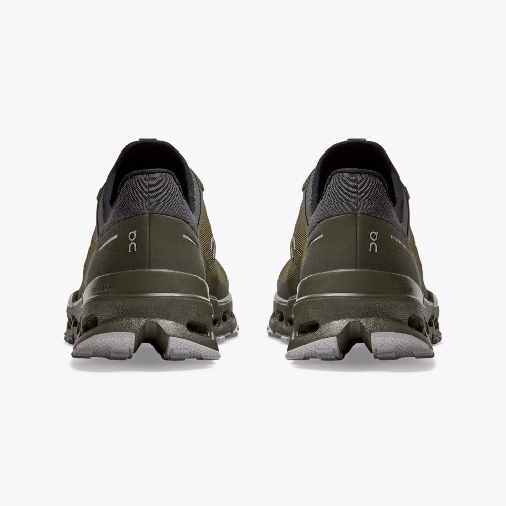 On Cloudultra Men's Hiking Shoes Olive | UK-5JM1A