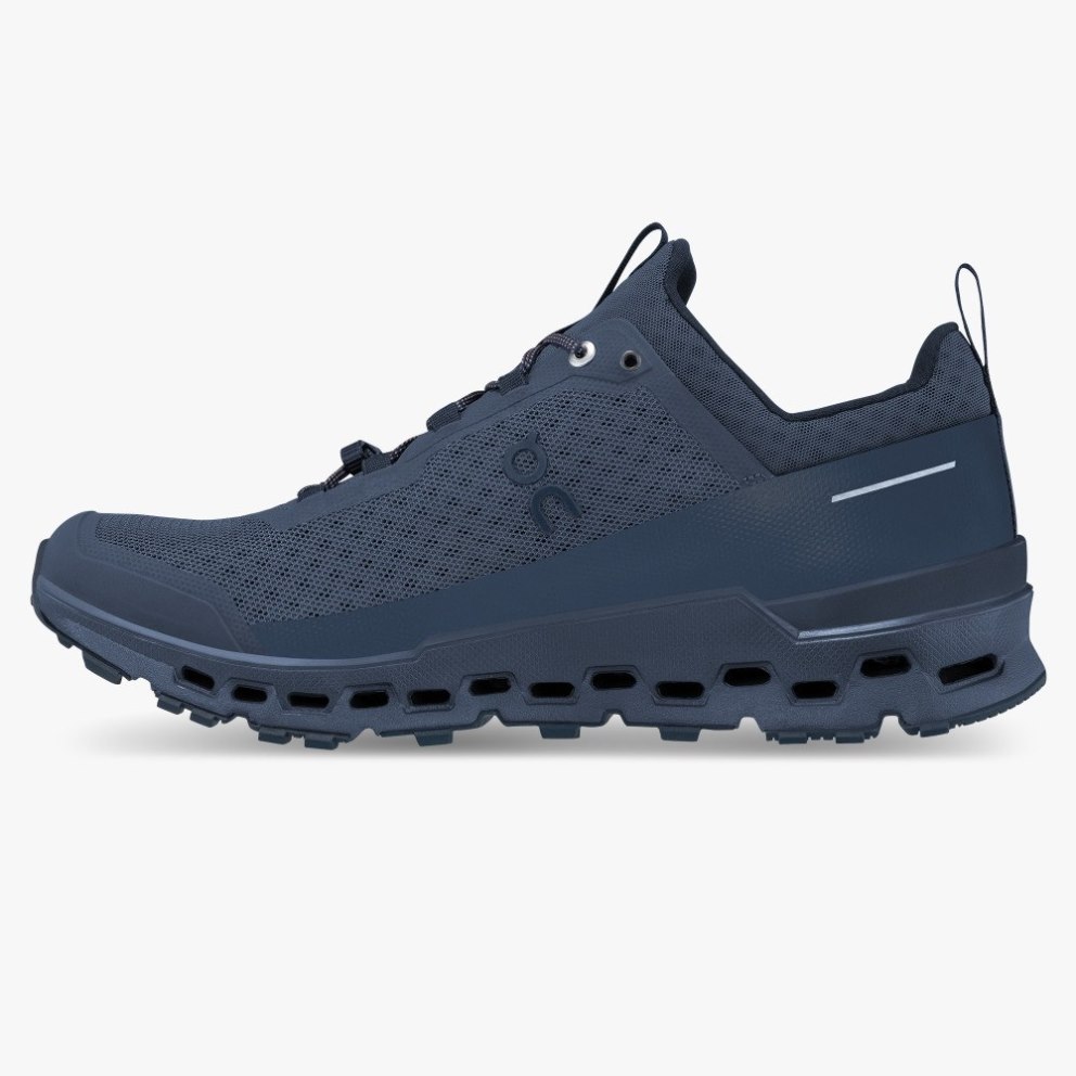On Cloudultra Nite Men's Hiking Shoes Navy | UK-72AO5