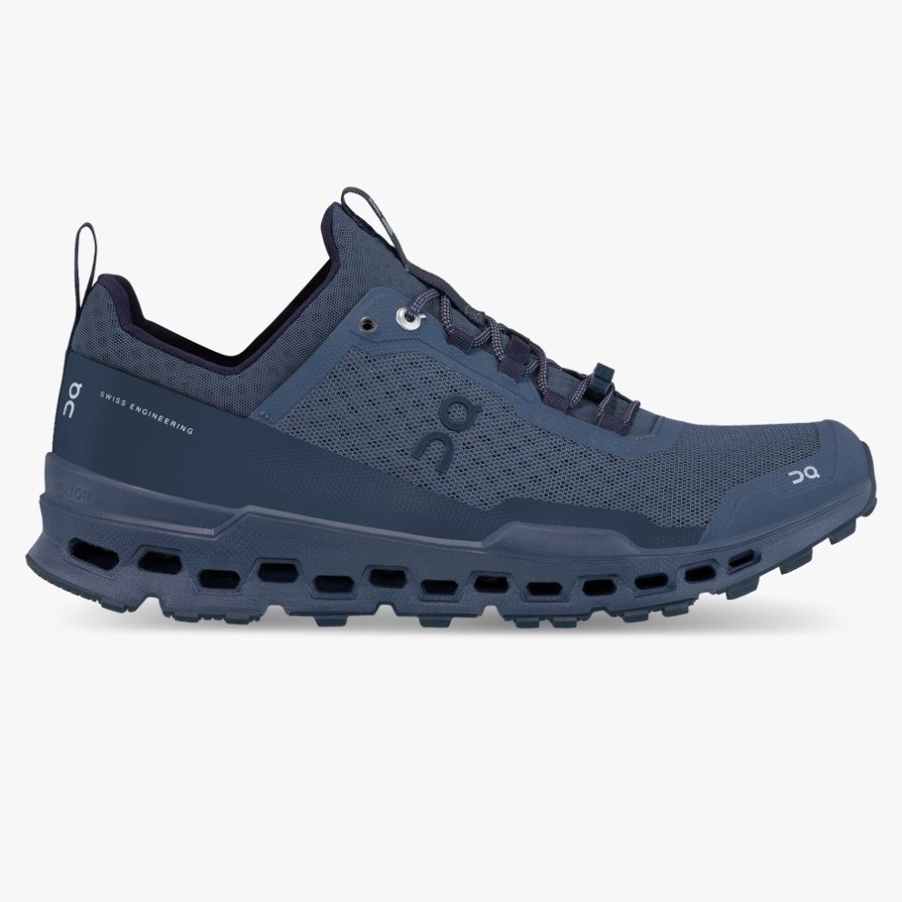On Cloudultra Nite Women\'s Hiking Shoes Navy | UK-6JO2A