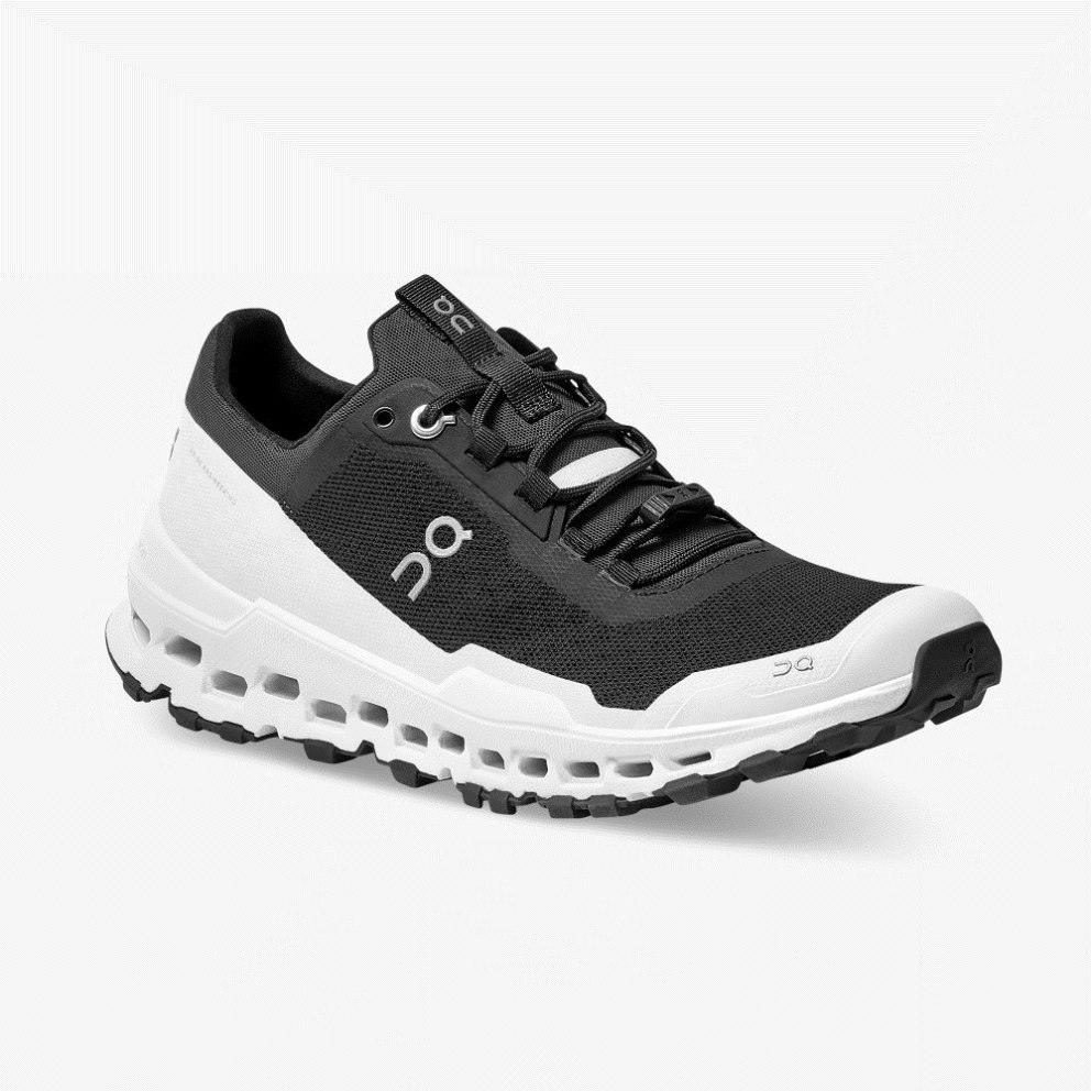 On Cloudultra Women's Hiking Shoes Black / White | UK-O5712