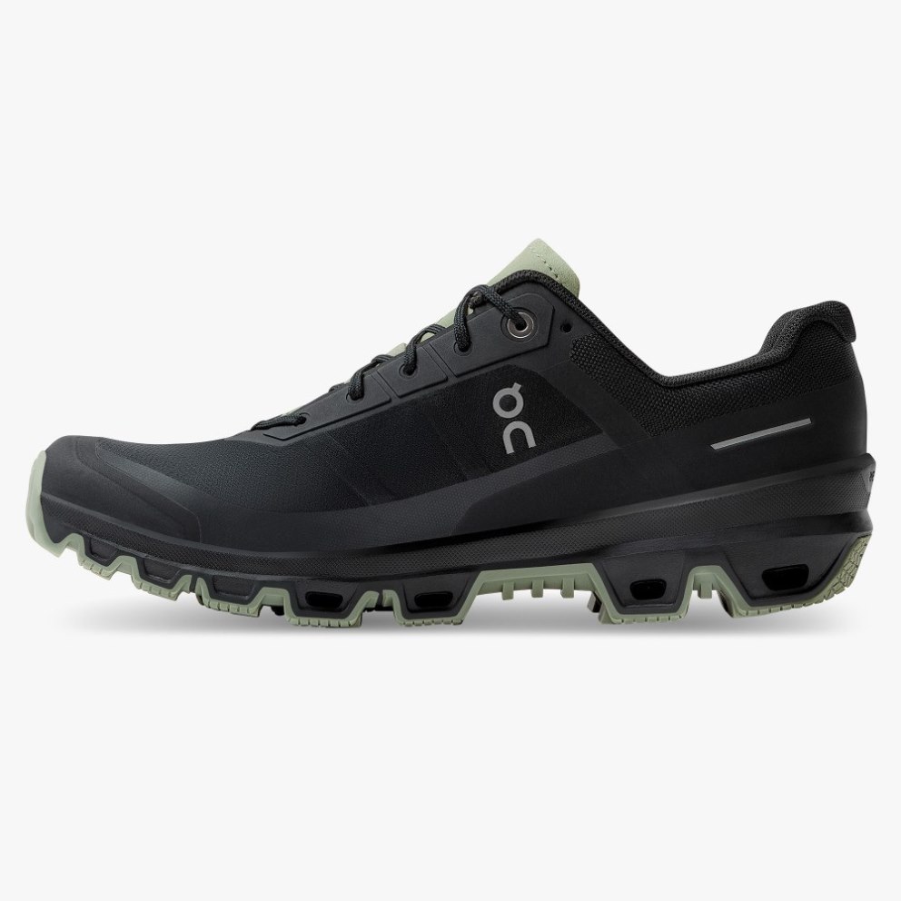 On Cloudventure Men's Hiking Shoes Black | UK-25AM8