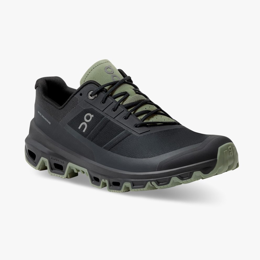 On Cloudventure Men's Hiking Shoes Black | UK-25AM8
