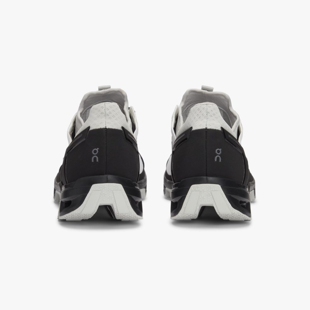 On Cloudventure Peak Men's Hiking Shoes White / Black | UK-5OJAM