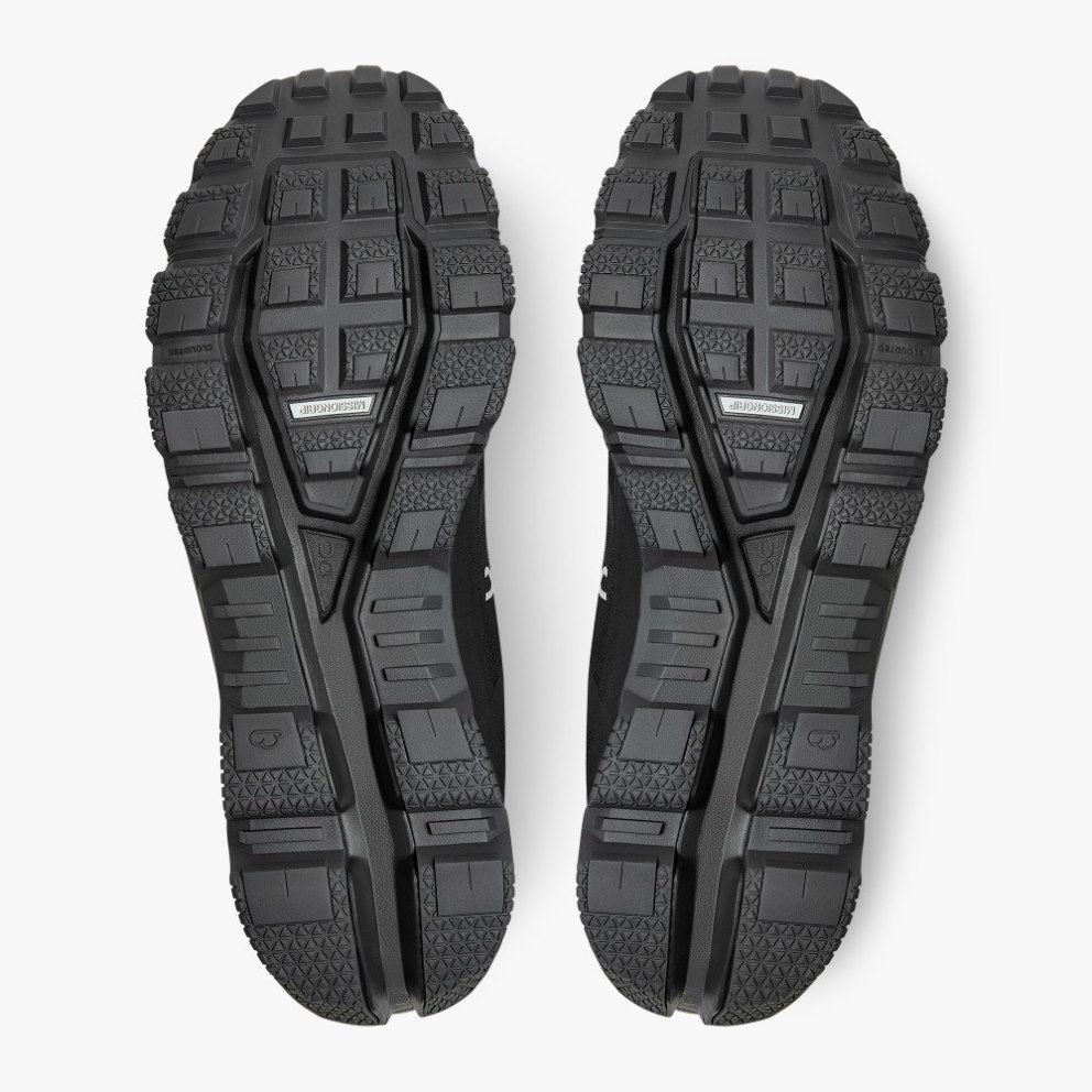 On Cloudventure Waterproof Men's Hiking Shoes Black | UK-1J756