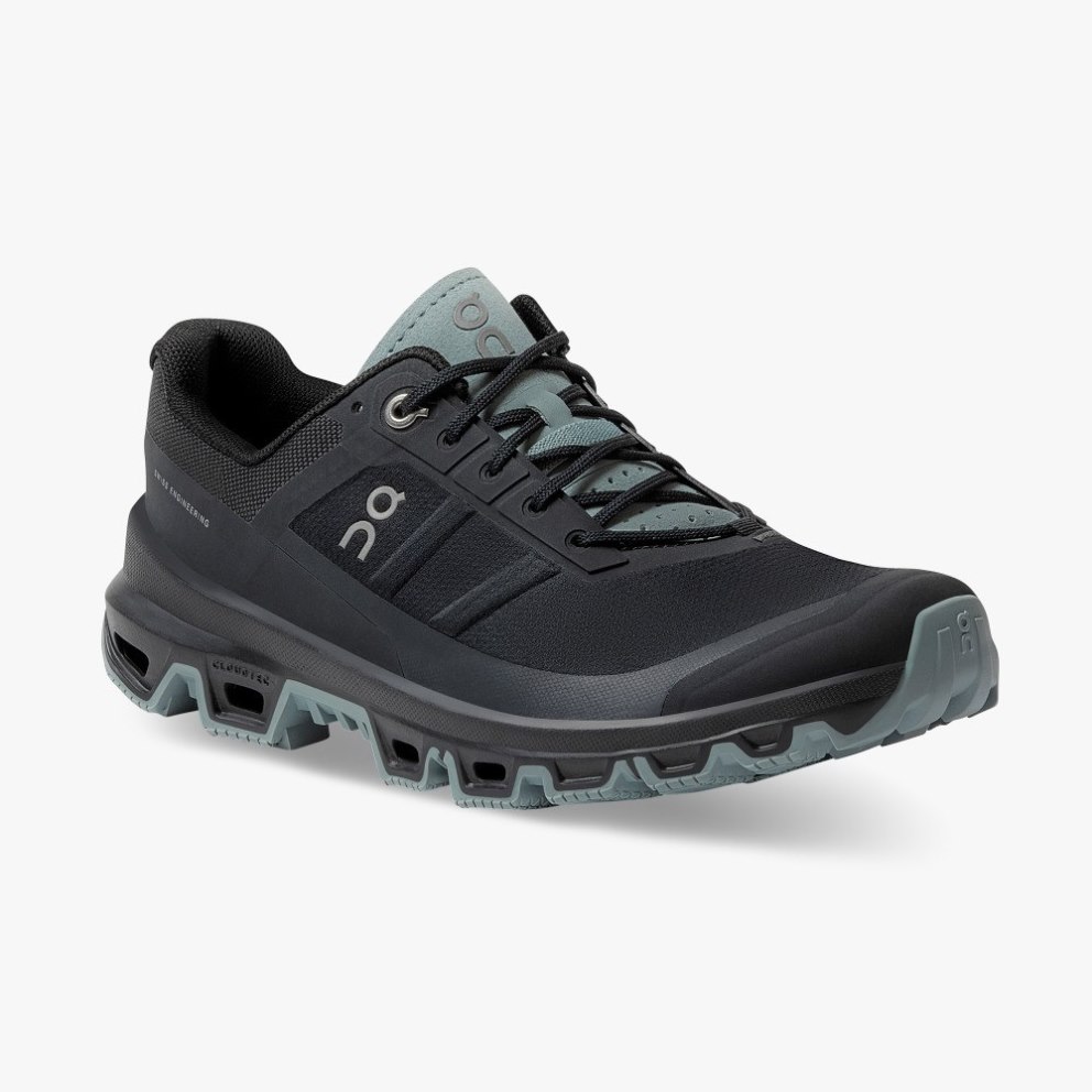 On Cloudventure Women's Hiking Shoes Black | UK-18A57