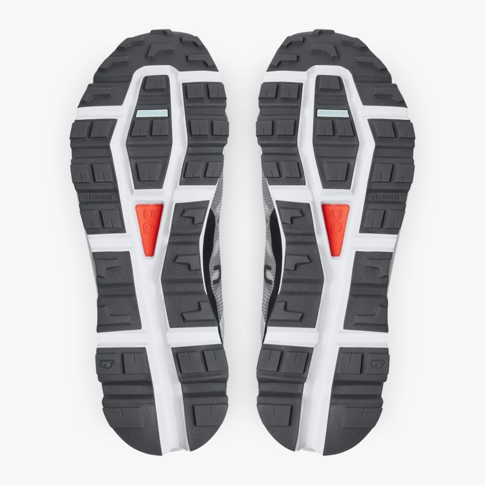 On Cloudvista Men's Hiking Shoes White / Black | UK-A5JM6