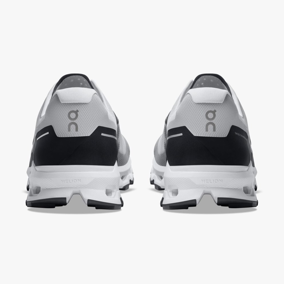 On Cloudvista Men's Hiking Shoes White / Black | UK-A5JM6