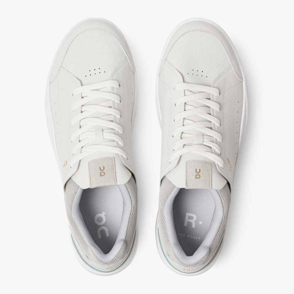 On Cloud THE ROGER Centre Court Men's Trainers Light Grey | UK-26875