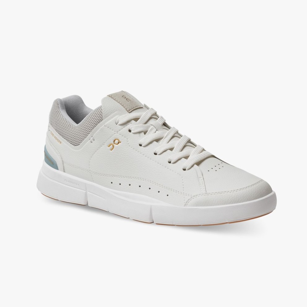 On Cloud THE ROGER Centre Court Men's Trainers Light Grey | UK-26875