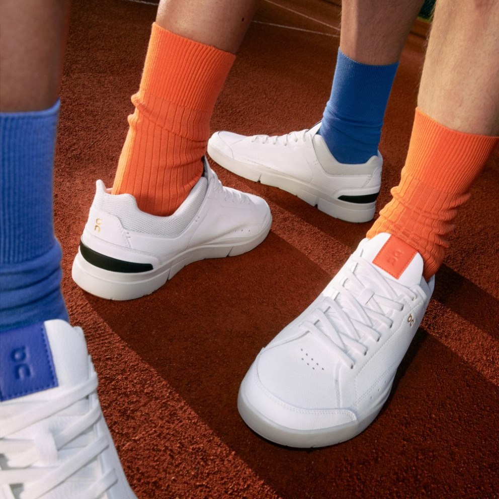 On Cloud THE ROGER Centre Court Men's Trainers White | UK-57MA2